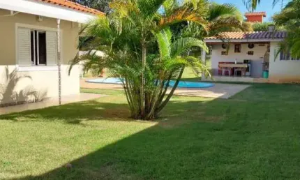 Chácara térrea em indaiatuba, terras de itaici com 3 quartos - 290 m²