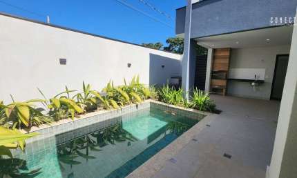 Casa Térrea em Indaiatuba, Condomínio Jardins di Roma com 3 suítes - 178 m²