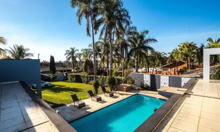 Chácara Térrea em Indaiatuba, Terras de Itaici com 5 suítes - 350m2