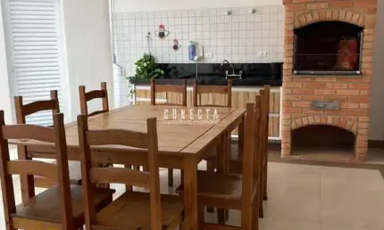 Sobrado em Indaiatuba, Condomínio Montreal com 3 suítes - 175 m²