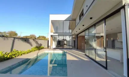Sobrado em Indaiatuba, Condomínio Helvétia Park II com 5 suítes - 450,00 m²