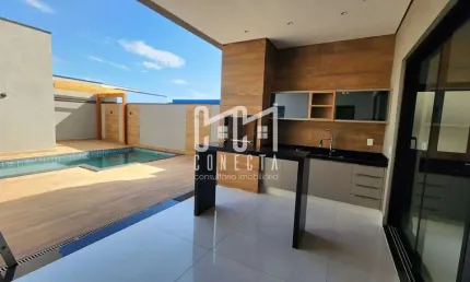 Casa térrea, condomínio residencial milano com 3 suítes - 191,63 m2