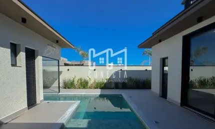 Casa térrea em indaiatuba, condomínio maria cândida com 3 suítes - 220 m²