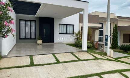 Casa Térrea em Indaiatuba, Condomínio Vila Rica com 2 suítes - 122 m²
