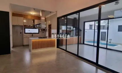 Casa Térrea em Indaiatuba, Condomínio Viena com 3 suítes - 206 m²