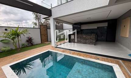 Casa Térrea Indaiatuba, Condomínio Gran Reserve com 3 suítes - 192 m²