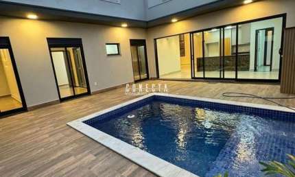 Casa Térrea em Indaiatuba, Condomínio Maria José com 3 suítes - 190 m²