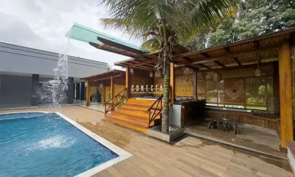 Chácara Térrea em Indaiatuba, Vale das Laranjeiras com 3 suítes - 500 m²