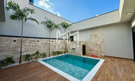 Casa Térrea em Indaiatuba, Condomínio London Park com 3 suítes - 191 m²