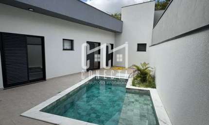 Casa em Indaiatuba, Condomínio Gran Reserve com 2 suítes - 173 m²