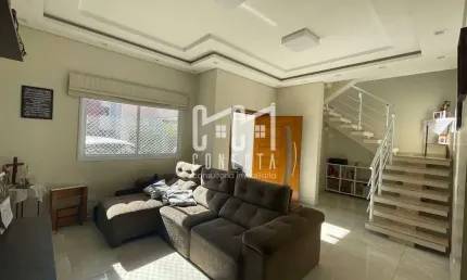 Sobrado em Indaiatuba, Condomínio Montreal com 3 suítes - 179 m²