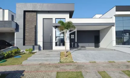 Casa Térrea em Indaiatuba, Condomínio Laguna com 3 suítes - 188 m²