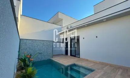 Casa térrea em indaiatuba, condomínio laguna com 3 suítes - 188 m²
