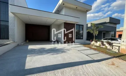 Casa térrea em indaiatuba, condomínio piemonte com 3 suítes - 213 m²
