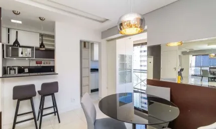 Apartamento com 2 dormitórios para alugar, 62 m² por R$ 4.400,00 + taxas/mês - Bigorrilho - Curitiba/PR