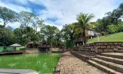 Chácara à venda, LINDA CHÁCARA COM 5000m2  LAGO COM CARPAS DENTRO DE INDAIATUBA!!! Chácara do Trevo