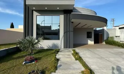 Linda e moderna Casa à venda, com três suítes e piscina lazer completo condomínio  Maria Dulce, Ind