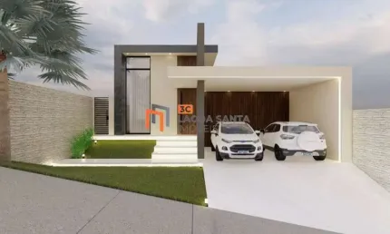 LINDA CASA EM CONSTRUÇÃO PRÓXIMO AV. DE INTEGRAÇÃO - LAGOA SANTA