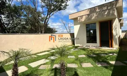 CASA DE 03 QUARTOS/SUÍTE NO BAIRRO NOVO SANTOS DUMONT - LAGOA SANTA