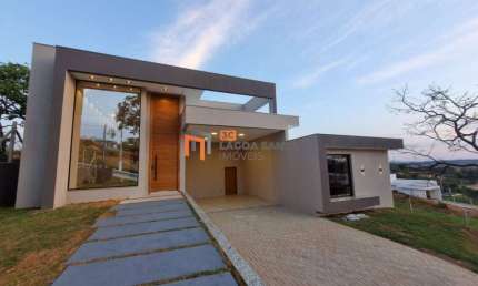 CASA MODERNA NO CONDOMÍNIO REAL MONT VILLE - LAGOA SANTA