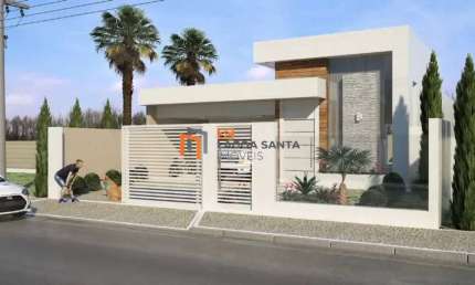 LINDA CASA EM CONSTRUÇÃO NO CONDOMÍNIO PARQUE DOS BURITIS