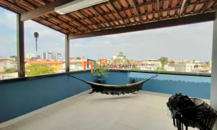 COBERTURA DE TRÊS QUARTOS BAIRRO CAIÇARA EM BELO HORIZONTE