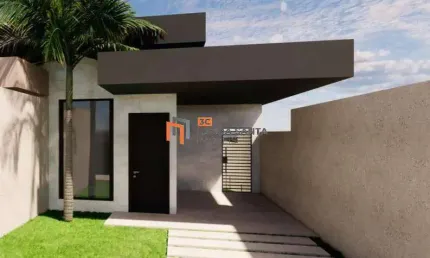 CASA DE TRES QUARTOS NO BAIRRO JARDIM IMPERIAL Á 5 KM DA ORLA DA LAGOA