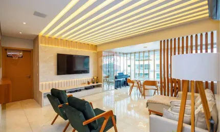 Apartamento à venda com 129m², 3 quartos sendo 3 suítes e 2 vagas no condomínio clube Acquarelle, Ecoville - Curitiba/PR, por R$1.700.000,00