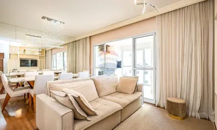 Apartamento à venda com 113m², 3 quartos, sendo 1 suíte, e 2 vagas de garagem por R$1.290.000,00 no Parque Ecoville, em Curitiba/PR