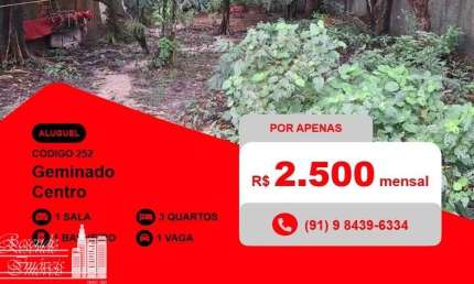 Casa com 3 quartos para alugar no Centro, Santa Bárbara do Pará 
