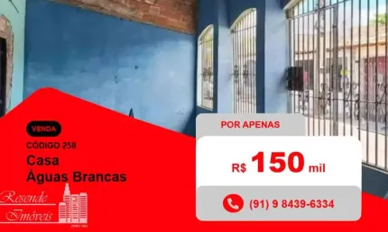 Casa à venda no Águas Brancas, Ananindeua 