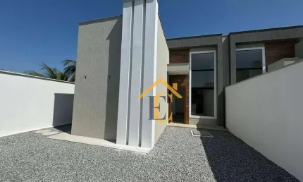 Lançamento de casas com 3 dormitórios à venda, com terraço gourmet por R$ 485.000 - Atlântica/Marilea - Rio das Ostras/RJ