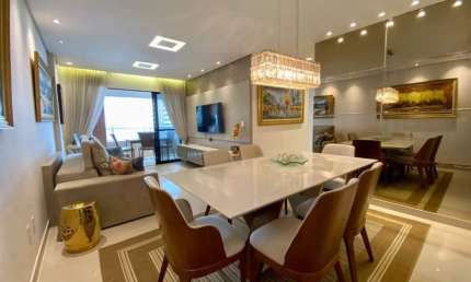 Apartamento Delamare, 110m, 3 suites , Andar Alto,  Ventilado