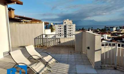 Vista da Praia Martim de Sá! Cobertura à venda em Caraguatatuba
