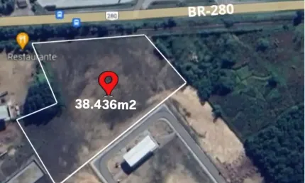 Terreno comercial à venda na Volta Redonda, Araquari 