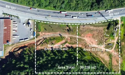 Terreno comercial à venda na Zona Industrial, Joinville 