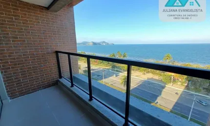 Lindo apartamento para venda frente mar na praia do indaiá - caraguatatuba