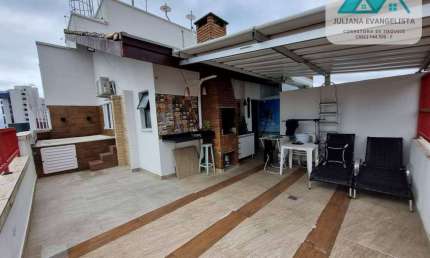 Cobertura à venda no bairro Martim de Sá, vista mar - Caraguatatuba/SP