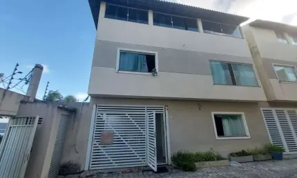 Casa em condomínio para venda em salvador, stella maris, 3 suítes, 4 banheiros, 1 vaga