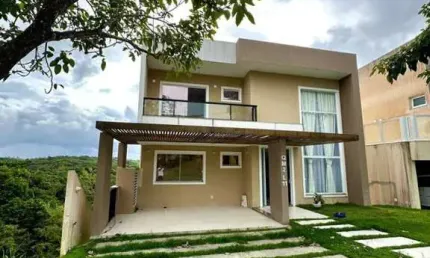Casa em condomínio para venda em camaçari, alphaville (abrantes), 4 suítes, 5 banheiros, 4 vagas