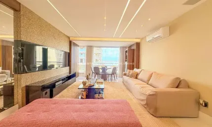 Apartamento Alto Padrão na Península – 3 Suítes, Vista Mar, Porteira Fechada - Condomínio Solar da Península
