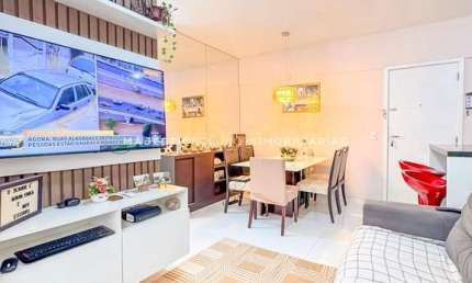 Vendo apartamento no brisas life todo projetado e climatizado com 2 quartos, sendo 1 suite