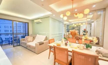 Apartamento de 3 quartos reformado e mobiliado  à venda – condomínio jardins de toscana – complexo jardins