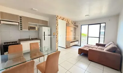 Augo apartamento no calhau com 2 quartos e 1 vaga - mobiliado