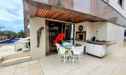 Apartamento garden com piscina à venda na beira mar de florianópolis