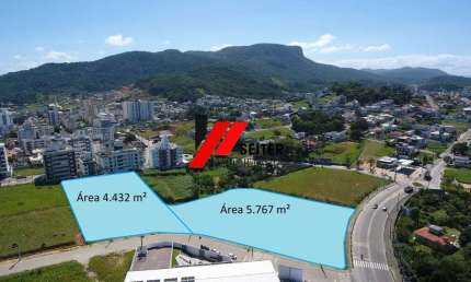 Terreno comercial à venda na Avenida Alexandre Coelho, S/N, Pagani, Palhoça