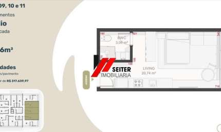 Apartamento com sacada à Venda no Teahupoo Santa Mônica