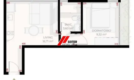Apartamento à venda com 1 dormitório Teahupoo Santa Mônica Florianópolis