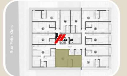 Apartamento à venda com 1 dormitório e sacada no Teahupoo Florianópolis.