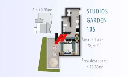 Apartamento com 1 quarto à venda na Travessa Antenor Cardoso da Silva, 39, Trindade, Florianópolis